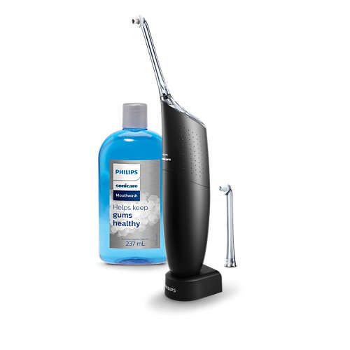 Sonicare Rechargeable Powered PRO Dental Flosser HX8432/23 - black